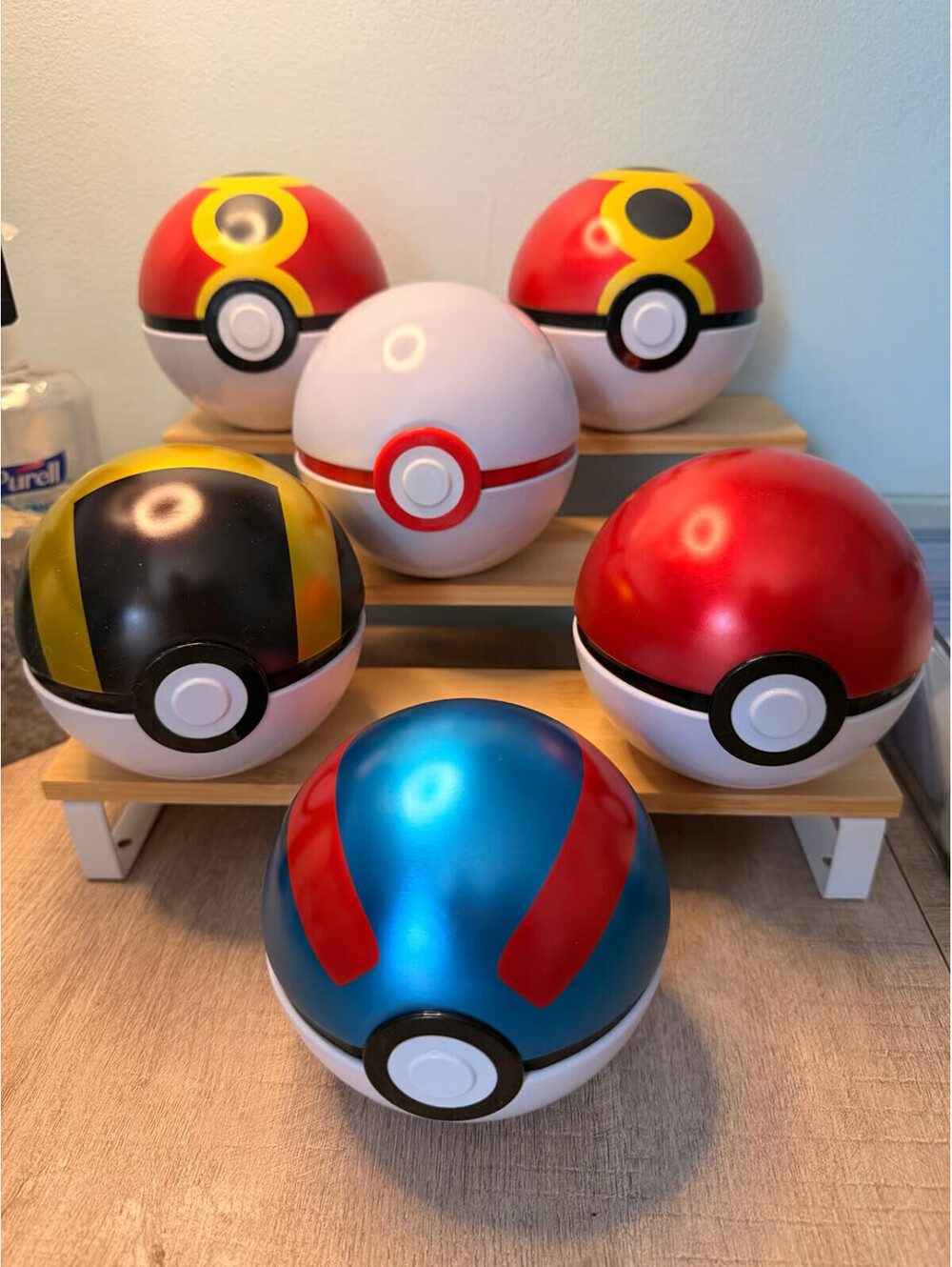 Lot Of 6 Empty Pokeball Tins No Packs Or Stickers
